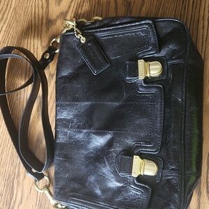 Vintage Coach shoulder bag with dust bag